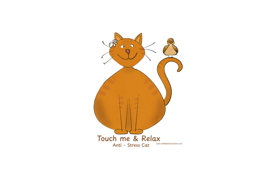 Anti - Stress Cat - Ineffable Illustrations