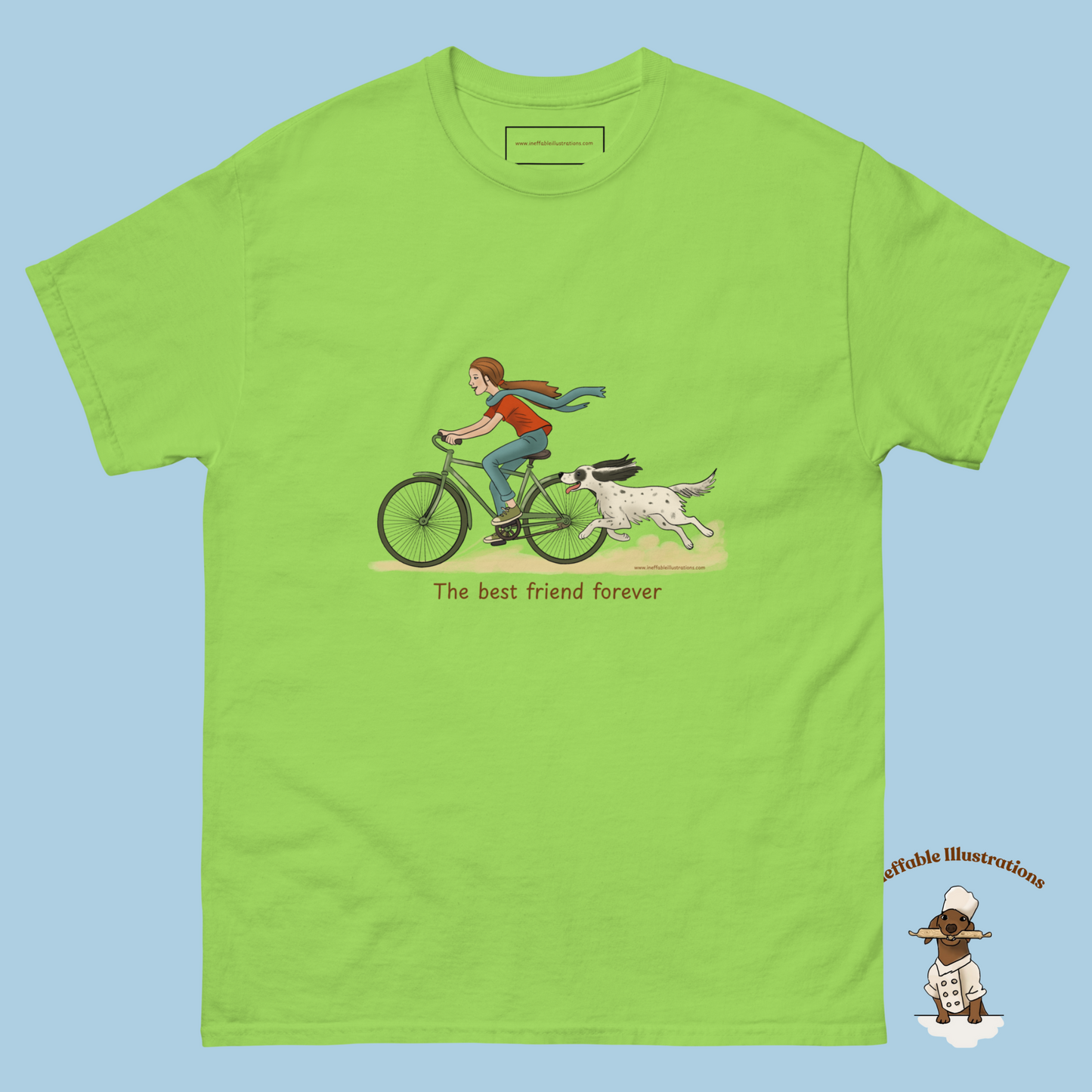 Personalized English Setter T-Shirt - The Best Friend Forever | Custom Name Tee with Molly & Zagi