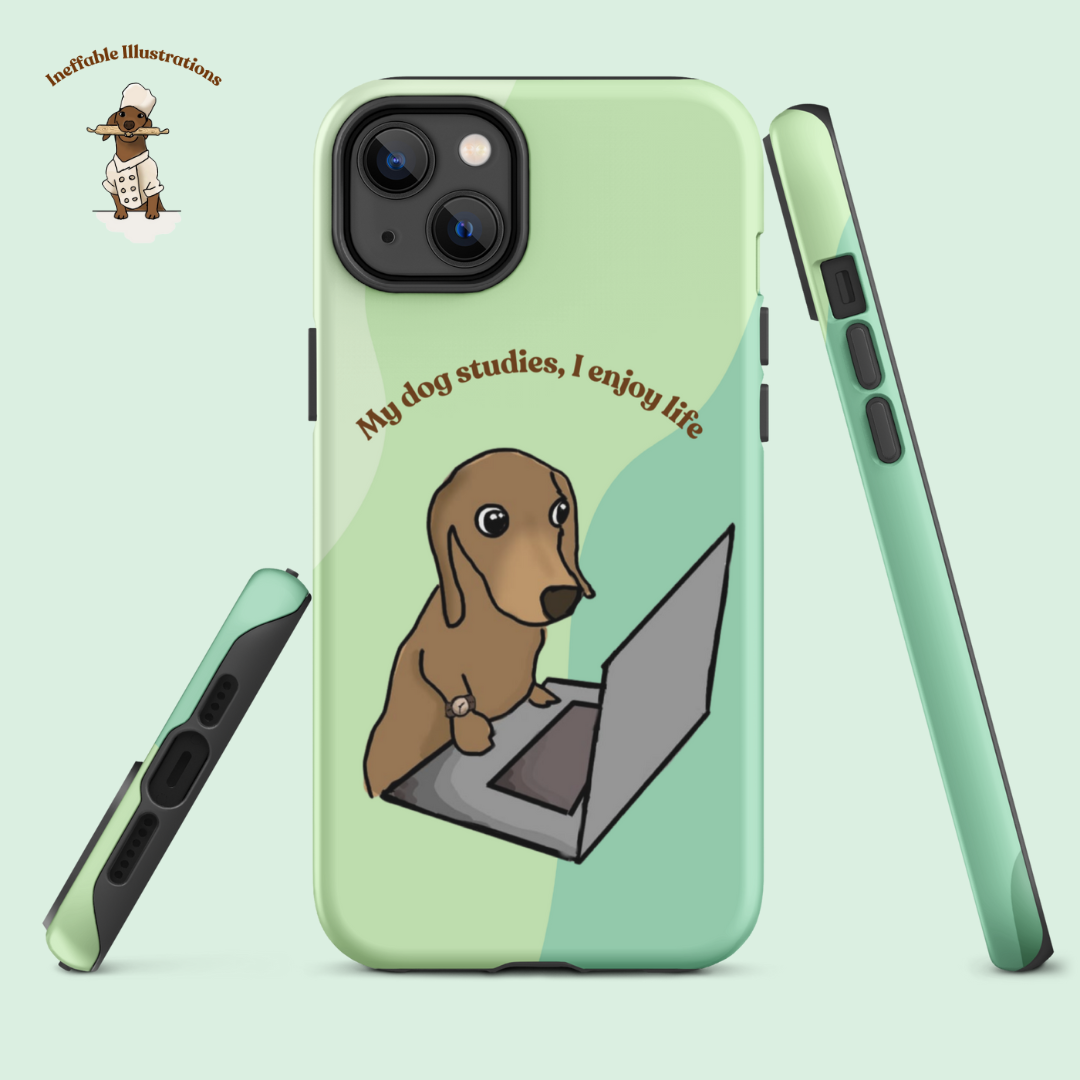 IPhone case. Cute Dachshund Phone Case for iPhone® for Style & Safety | Impact-Resistant Dual-Layer Protection