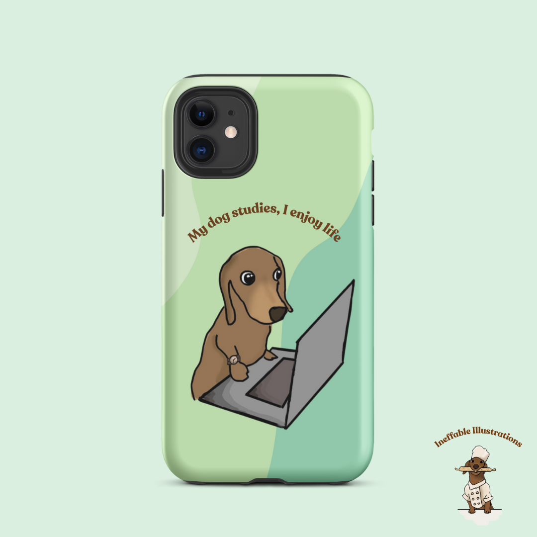 IPhone case. Cute Dachshund Phone Case for iPhone® for Style & Safety | Impact-Resistant Dual-Layer Protection