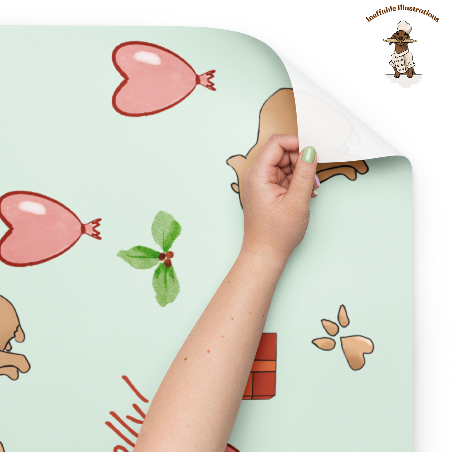 Personalized Capybara Wrapping Paper Sheets, Cute Gift Wrap for Birthdays & Holidays, Fun Decor for Festive Gifts - Ineffable Illustrations