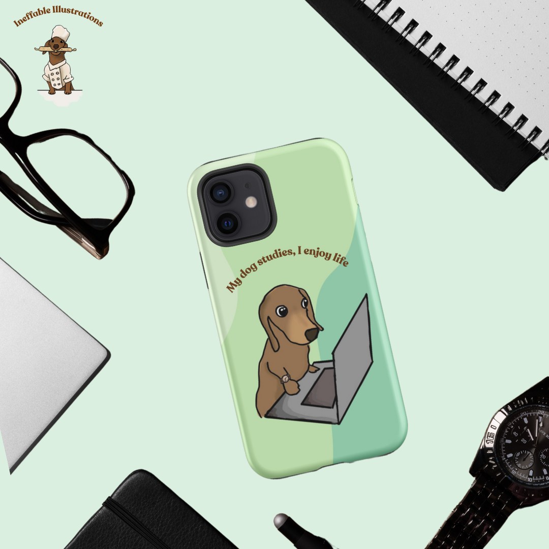 IPhone case. Cute Dachshund Phone Case for iPhone® for Style & Safety | Impact-Resistant Dual-Layer Protection