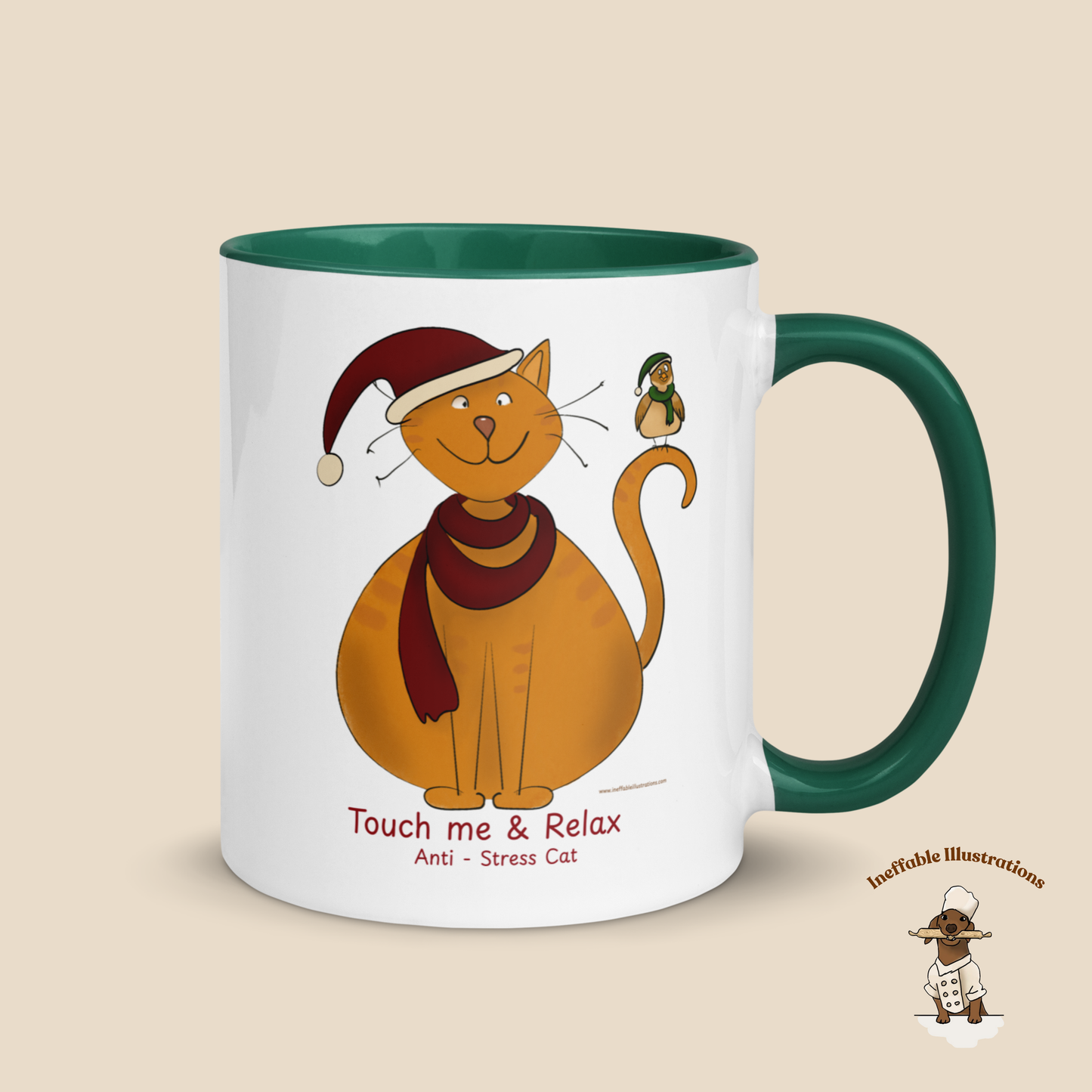 Personalized Christmas Cat Gift Set - Anti-Stress Cat Bundle
