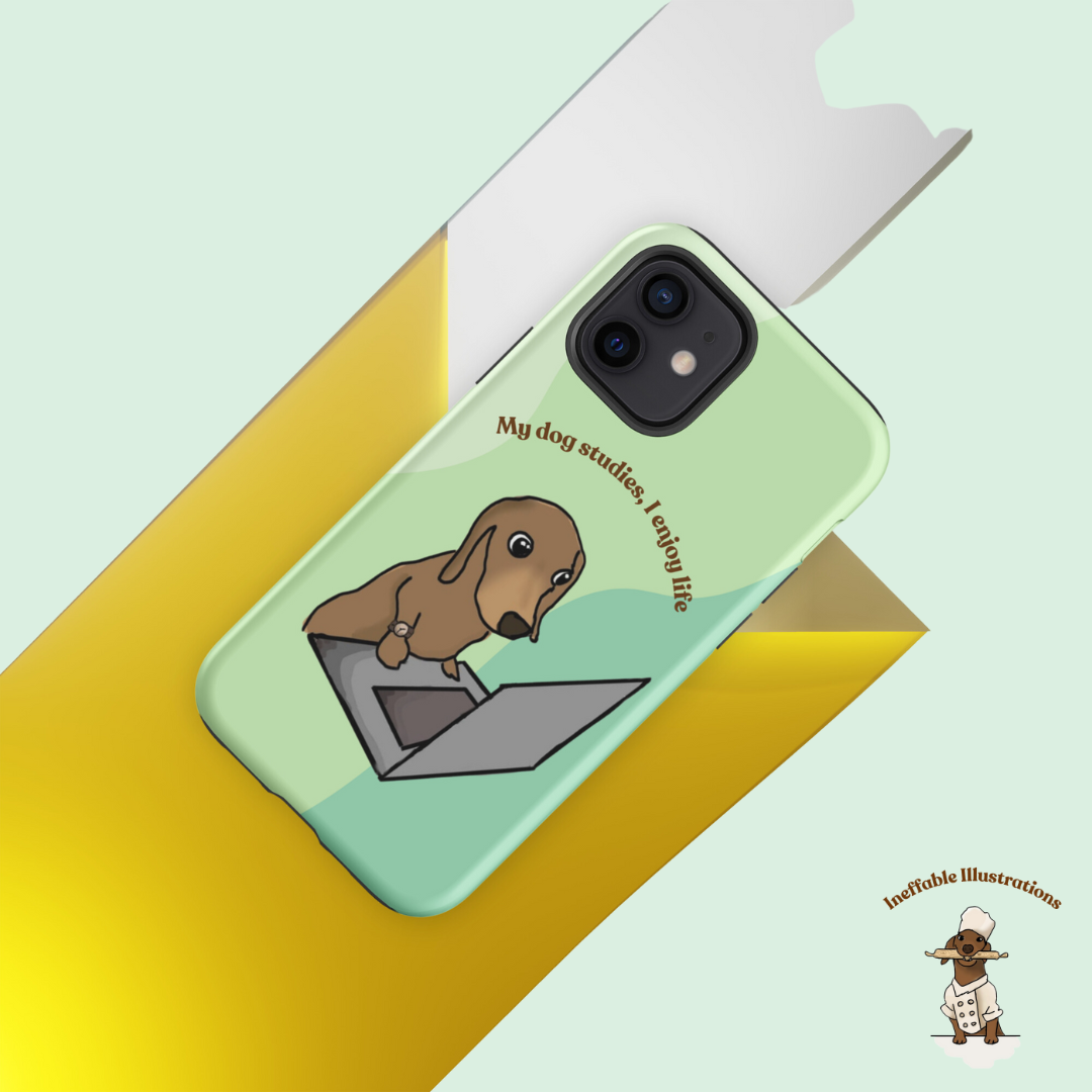 IPhone case. Cute Dachshund Phone Case for iPhone® for Style & Safety | Impact-Resistant Dual-Layer Protection