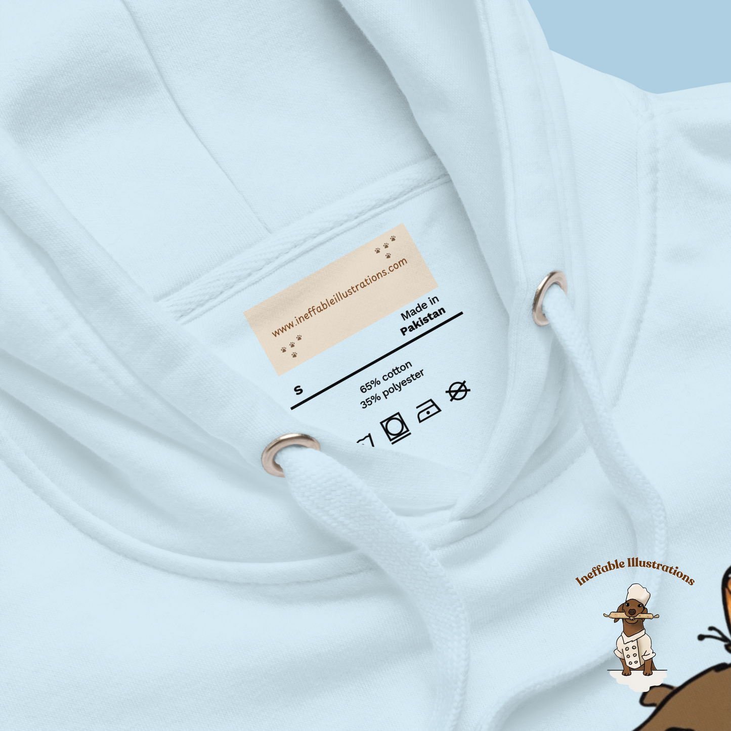 Unisex Hoodie with Cute Capybara Jolly with Butterfly Hand Drawn Print, Cozy & Stylish Apparel for Animal Lovers - Ineffable Illustrations