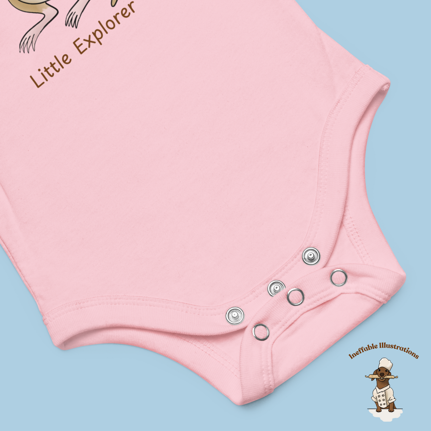 Baby short sleeve one piece, Littlle Explorer