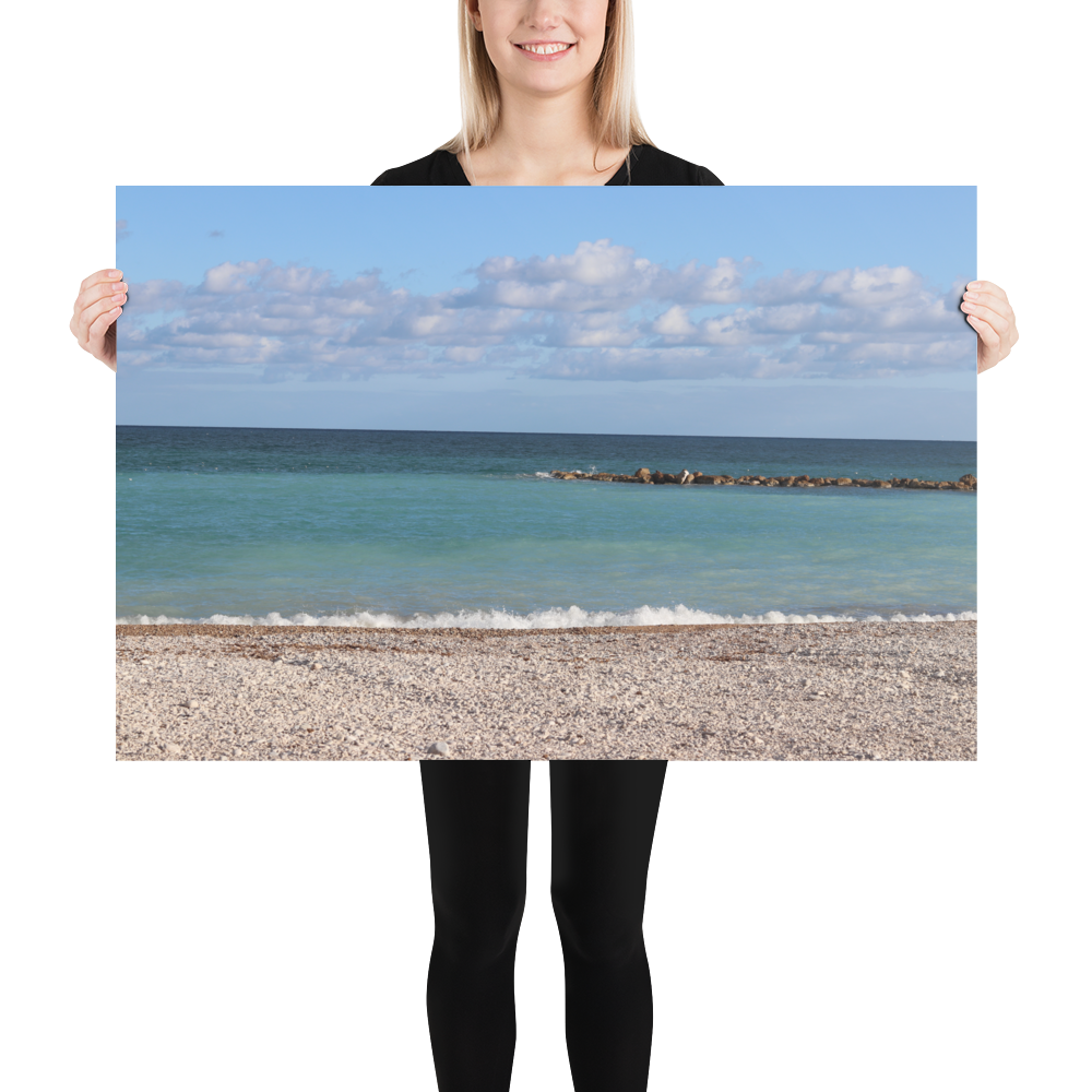 Mediterranean Sea Art Print | Stunning Printed Photography | Coastal Wall Decor | Seascape Home Decor | Ocean Lover Gift - Ineffable Illustrations