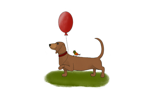 Oliver goes to the Birthday party - Ineffable Illustrations