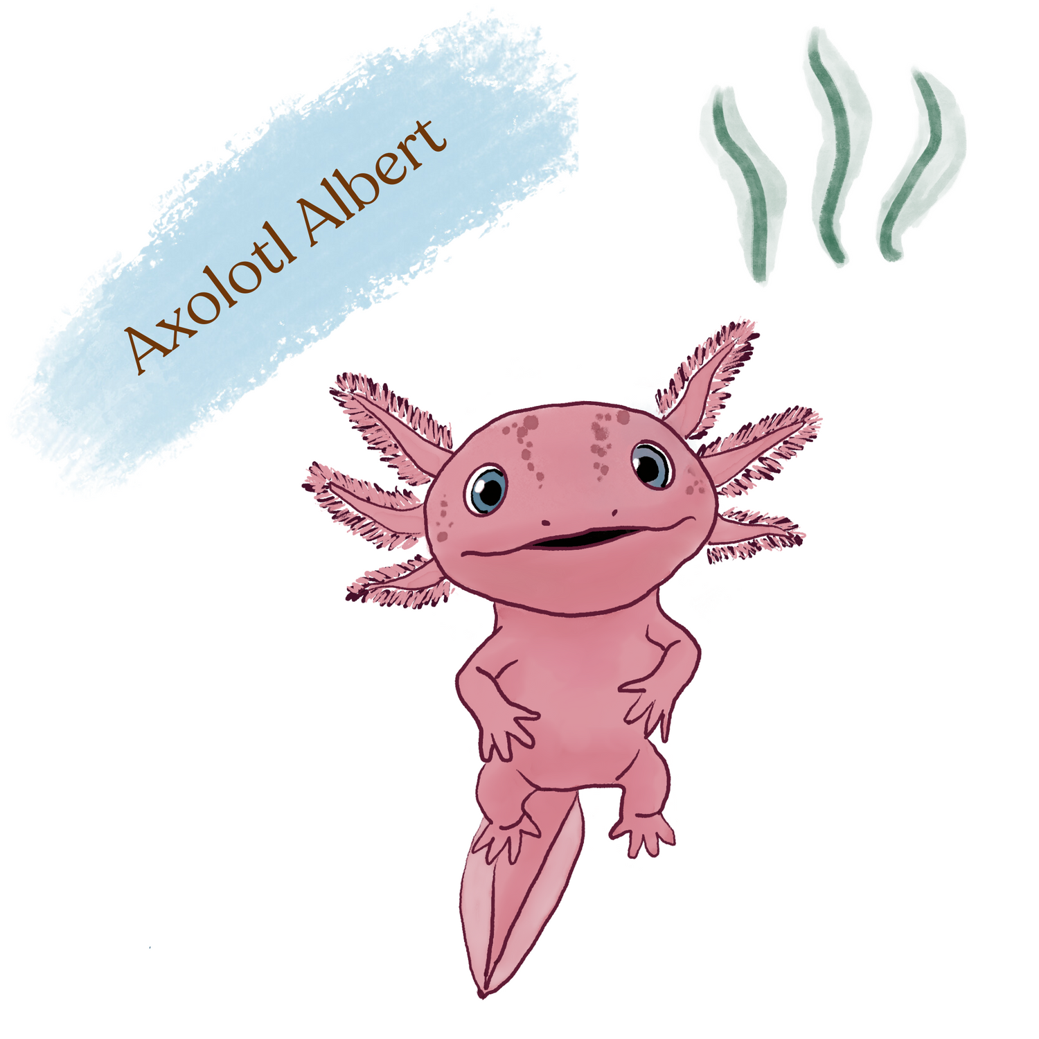 Products with Axolotl illustrations