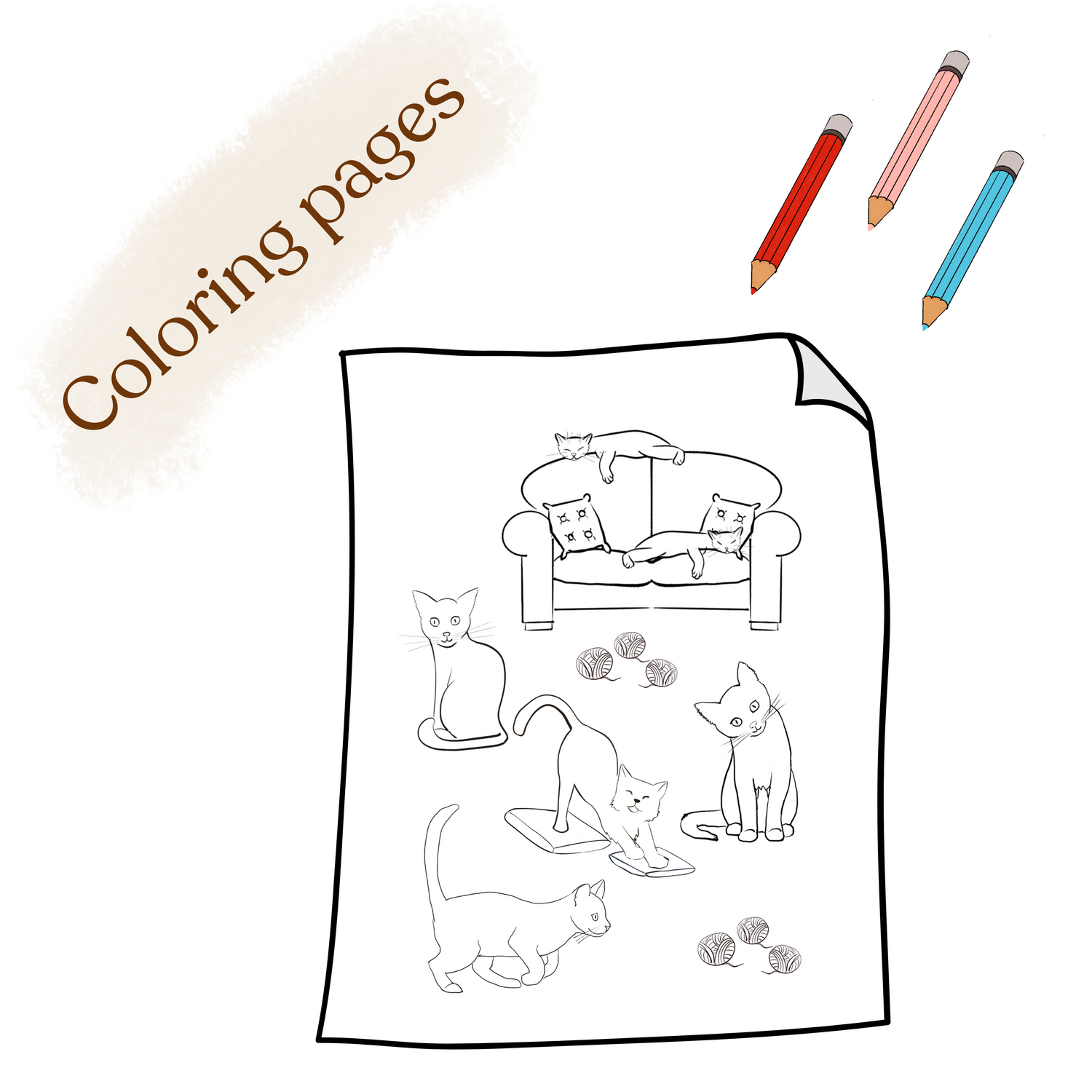 Coloring pages - Ineffable Illustrations