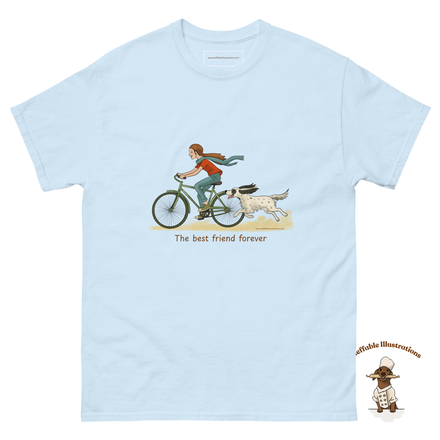 Personalized English Setter T-Shirt - The Best Friend Forever | Custom Name Tee with Molly & Zagi