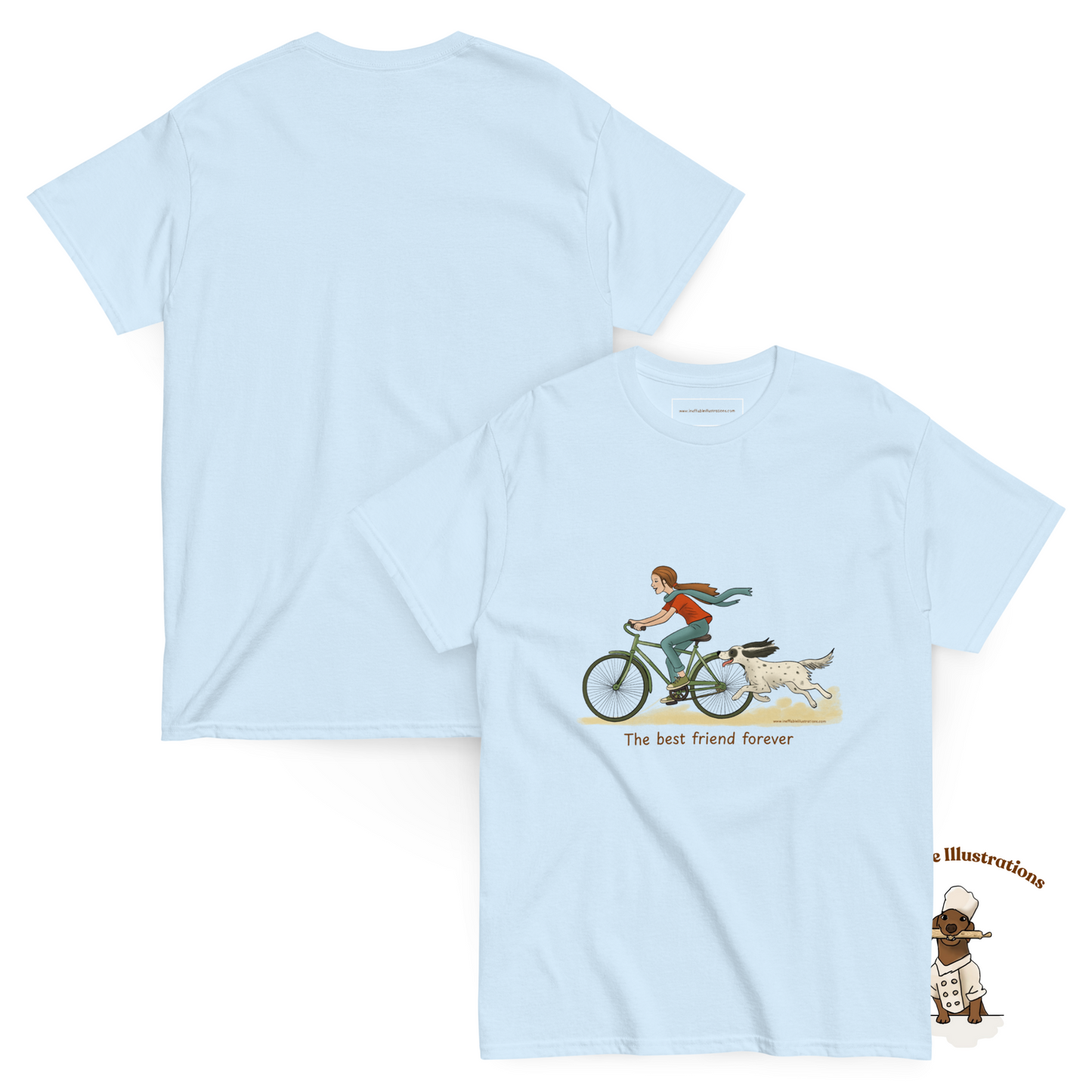 Personalized English Setter T-Shirt - The Best Friend Forever | Custom Name Tee with Molly & Zagi