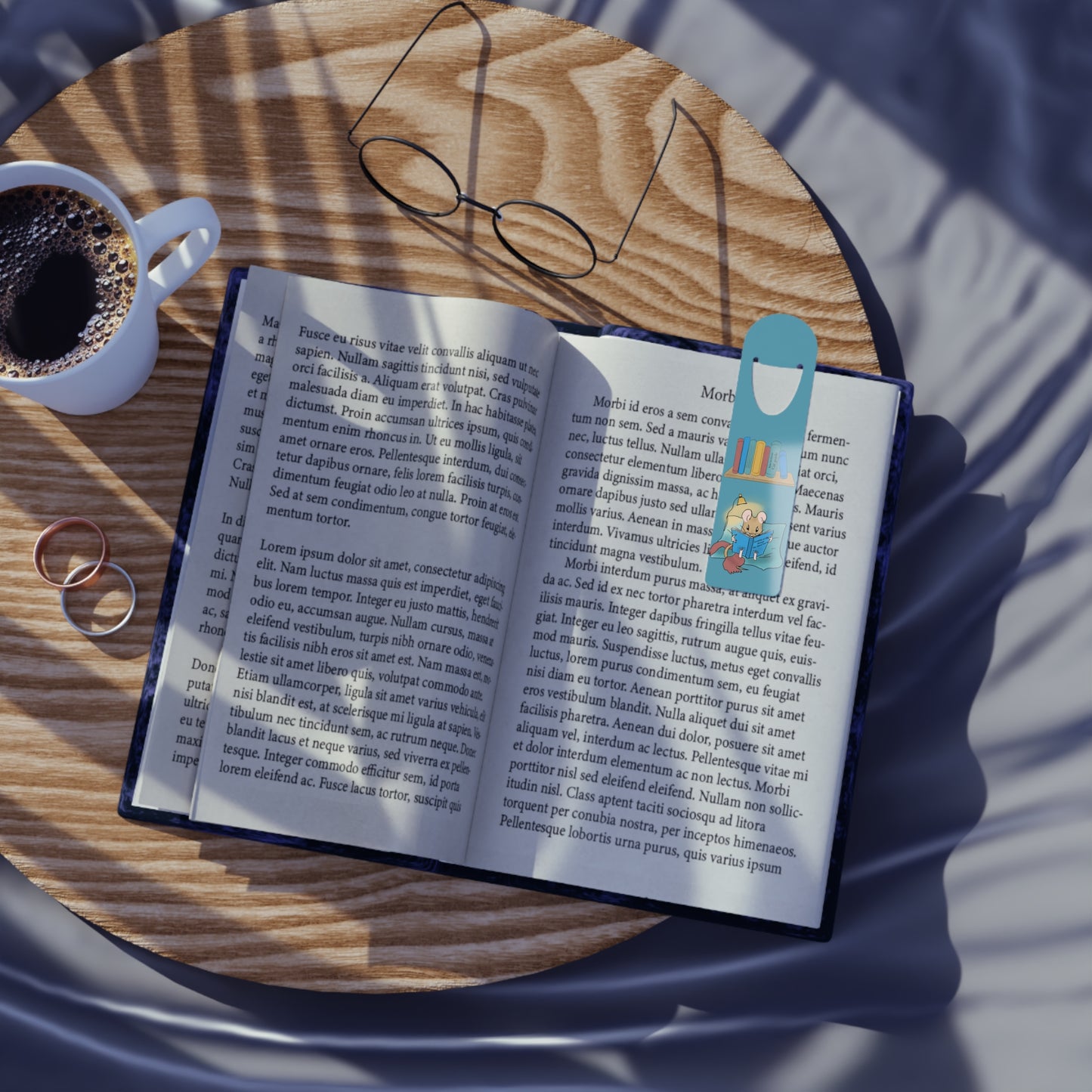 Cute Reading Mouse Pedro Bookmark - Fun Book Lover Gift