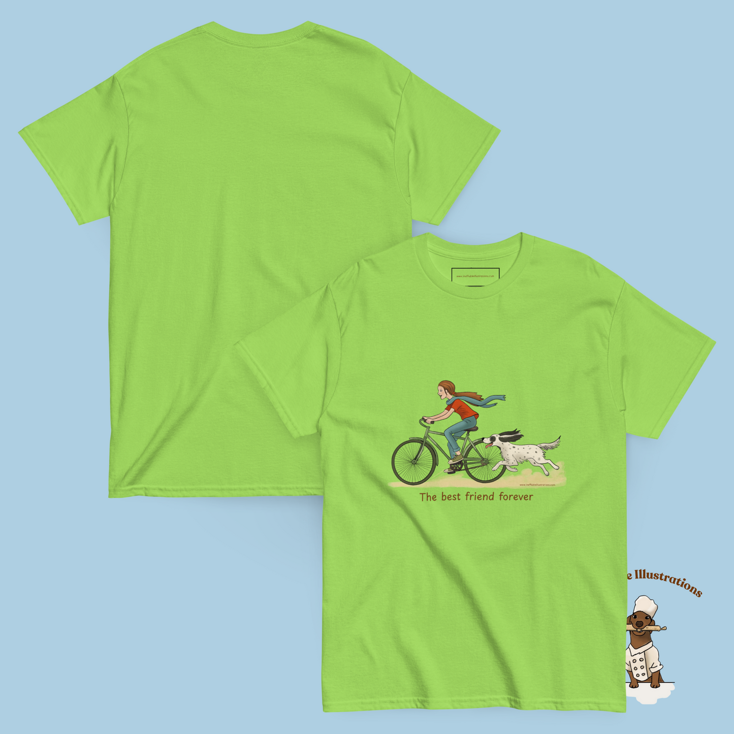 Personalized English Setter T-Shirt - The Best Friend Forever | Custom Name Tee with Molly & Zagi