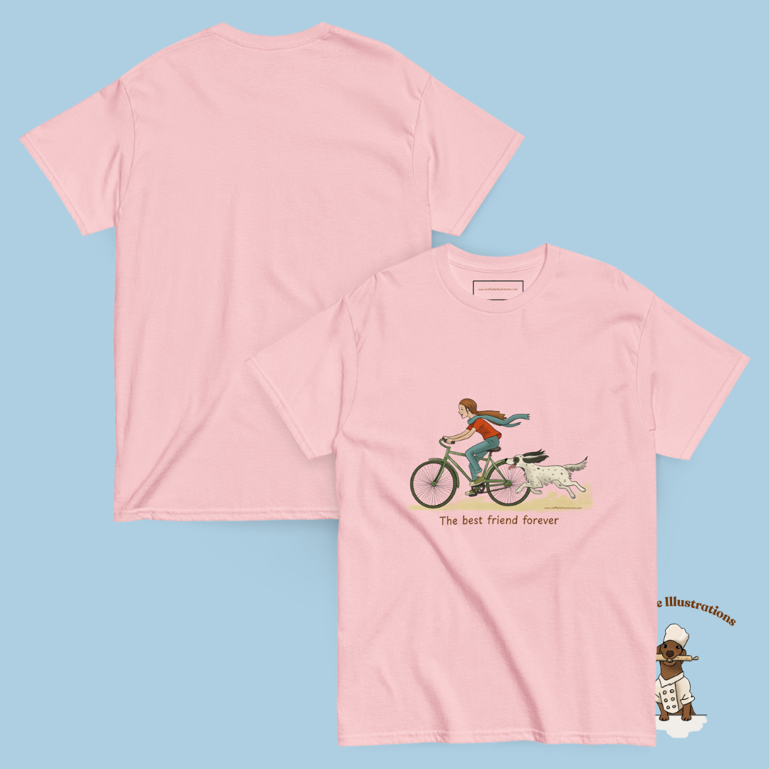 Personalized English Setter T-Shirt - The Best Friend Forever | Custom Name Tee with Molly & Zagi