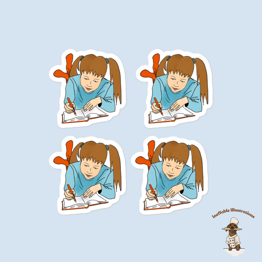Molly Drawing Stickers - Hand-drawn Creative Kids Stickers