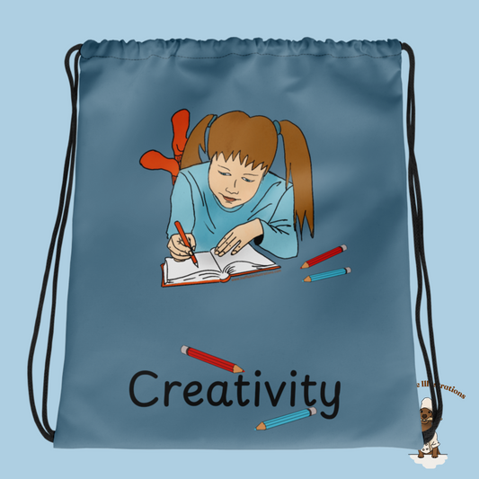 Molly Creativity Drawstring Bag