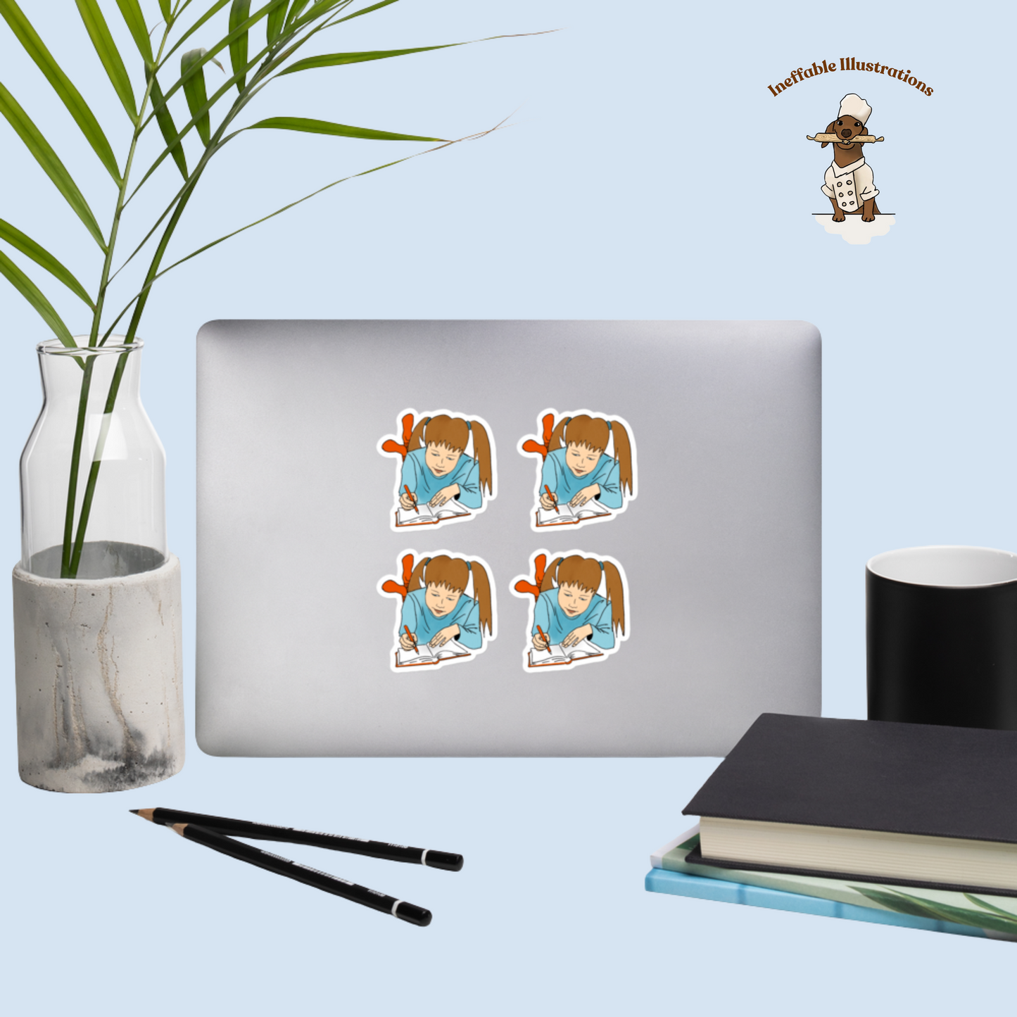 Molly Drawing Stickers - Hand-drawn Creative Kids Stickers