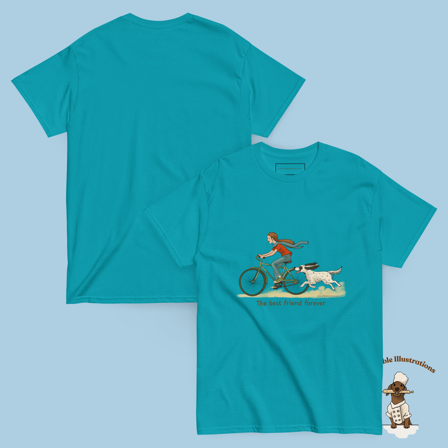 Personalized English Setter T-Shirt - The Best Friend Forever | Custom Name Tee with Molly & Zagi