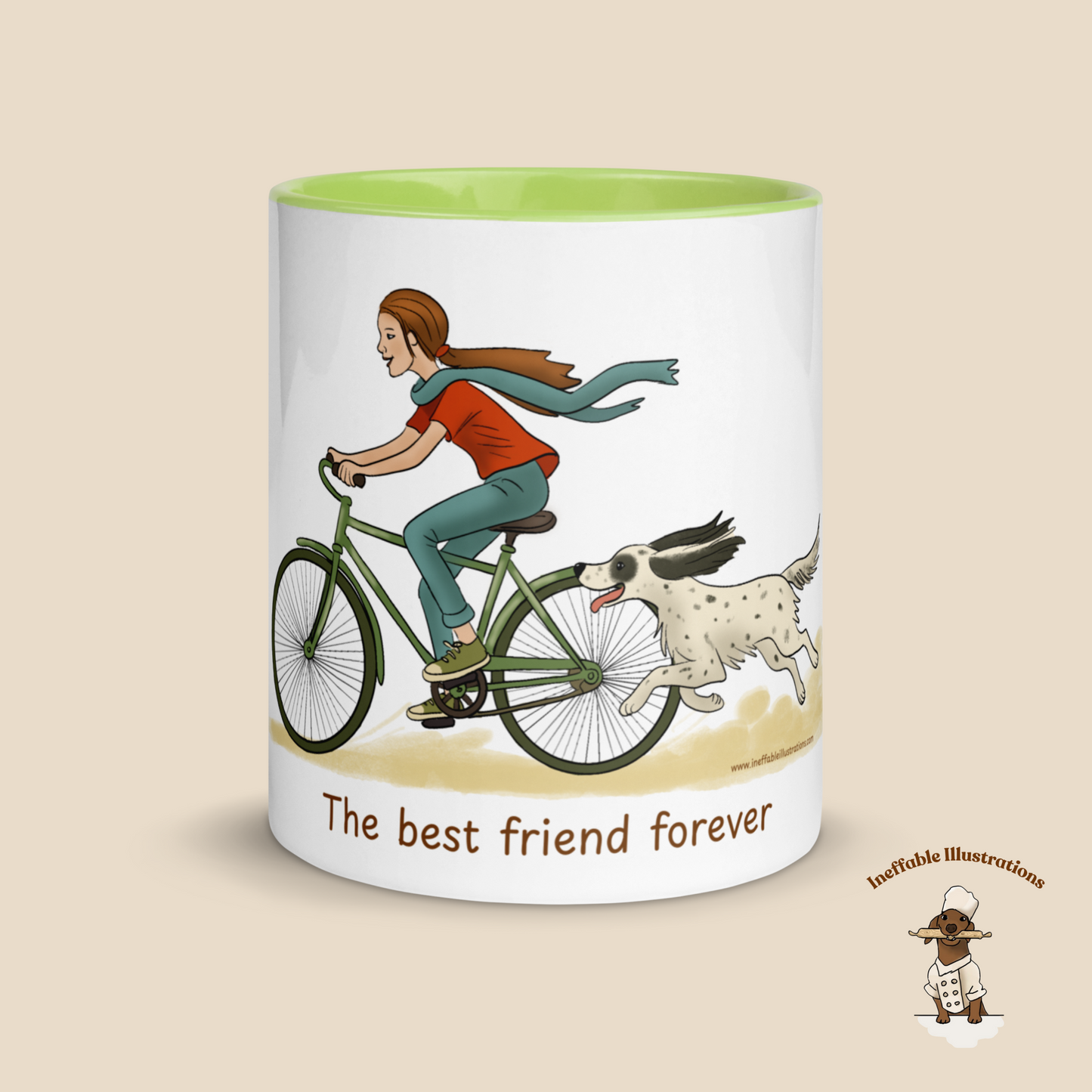 Personalized English Setter Mug - The Best Friend Forever