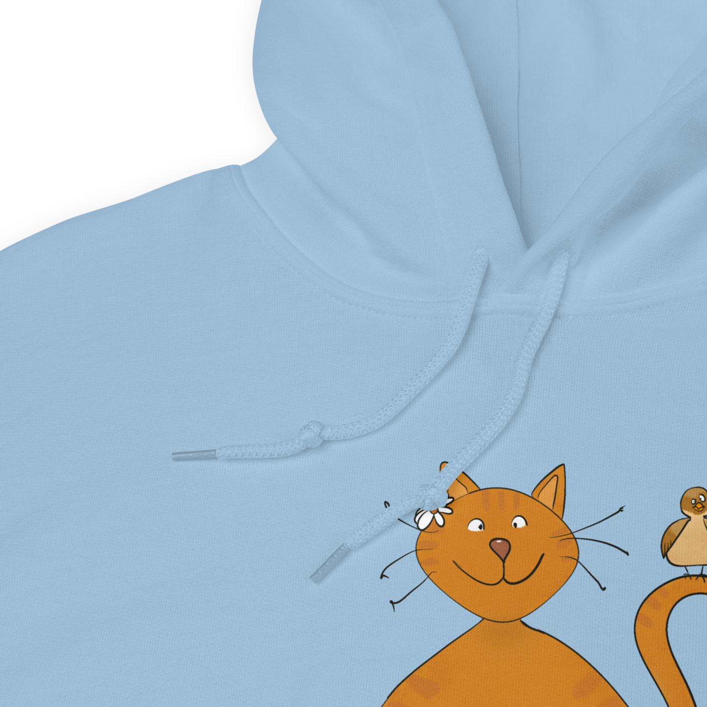 Touch Me & Relax Anti-Stress Ginger Cat Hoodie - Unisex Sweatshirt