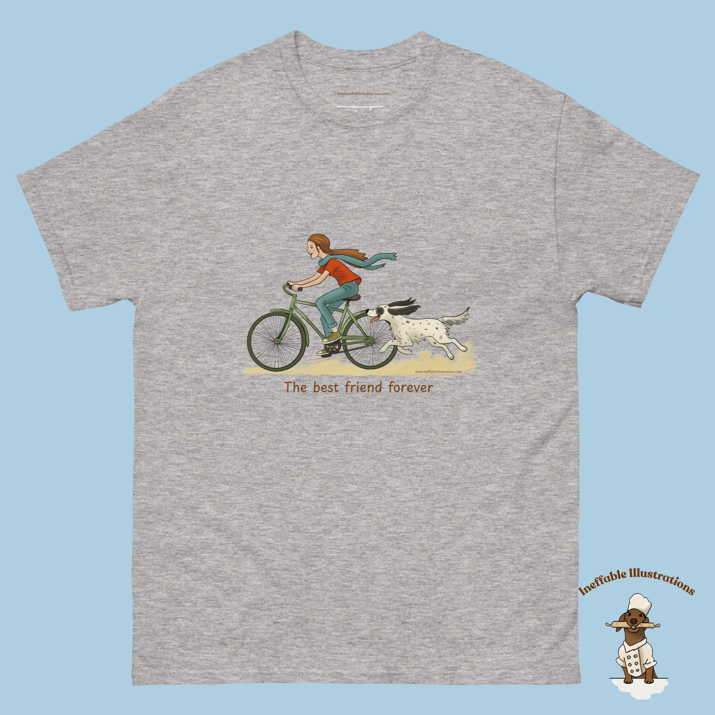 Personalized English Setter T-Shirt - The Best Friend Forever | Custom Name Tee with Molly & Zagi