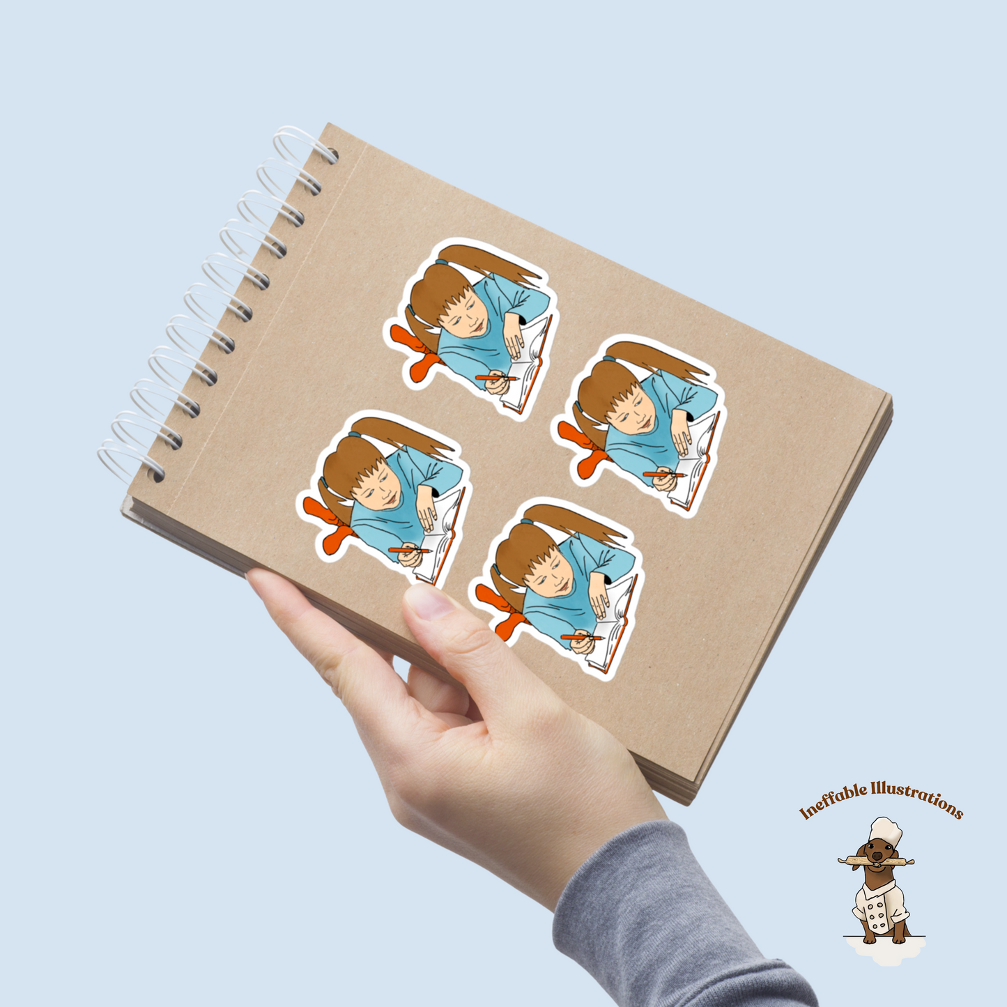 Molly Drawing Stickers - Hand-drawn Creative Kids Stickers