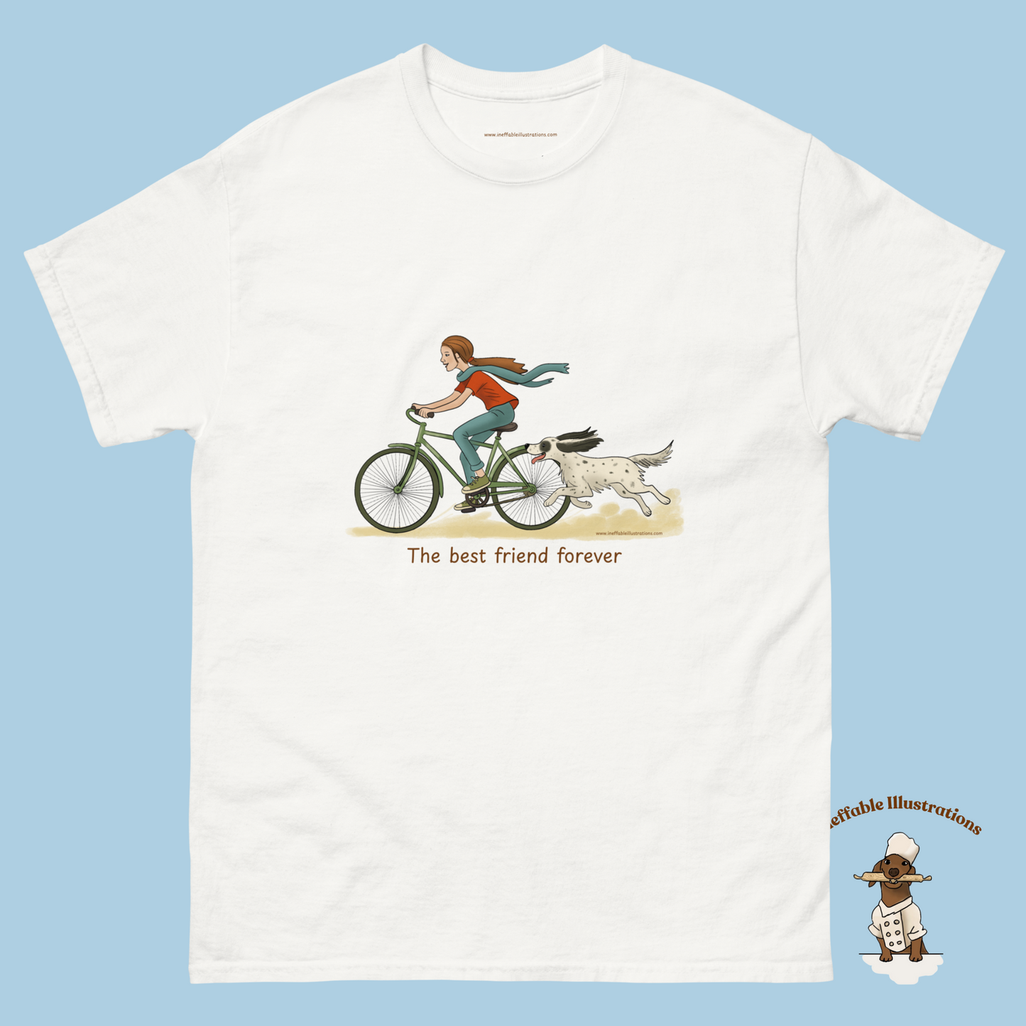 Personalized English Setter T-Shirt - The Best Friend Forever | Custom Name Tee with Molly & Zagi