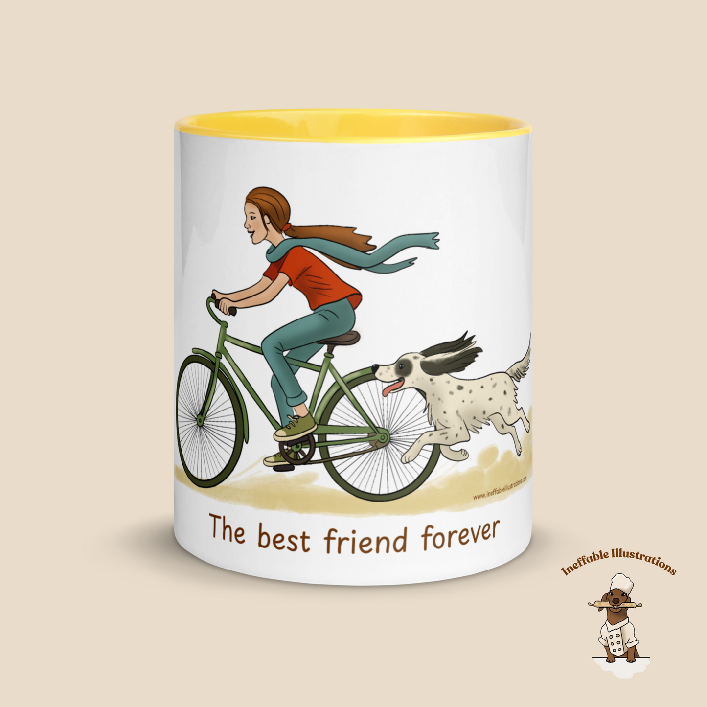 Personalized English Setter Mug - The Best Friend Forever