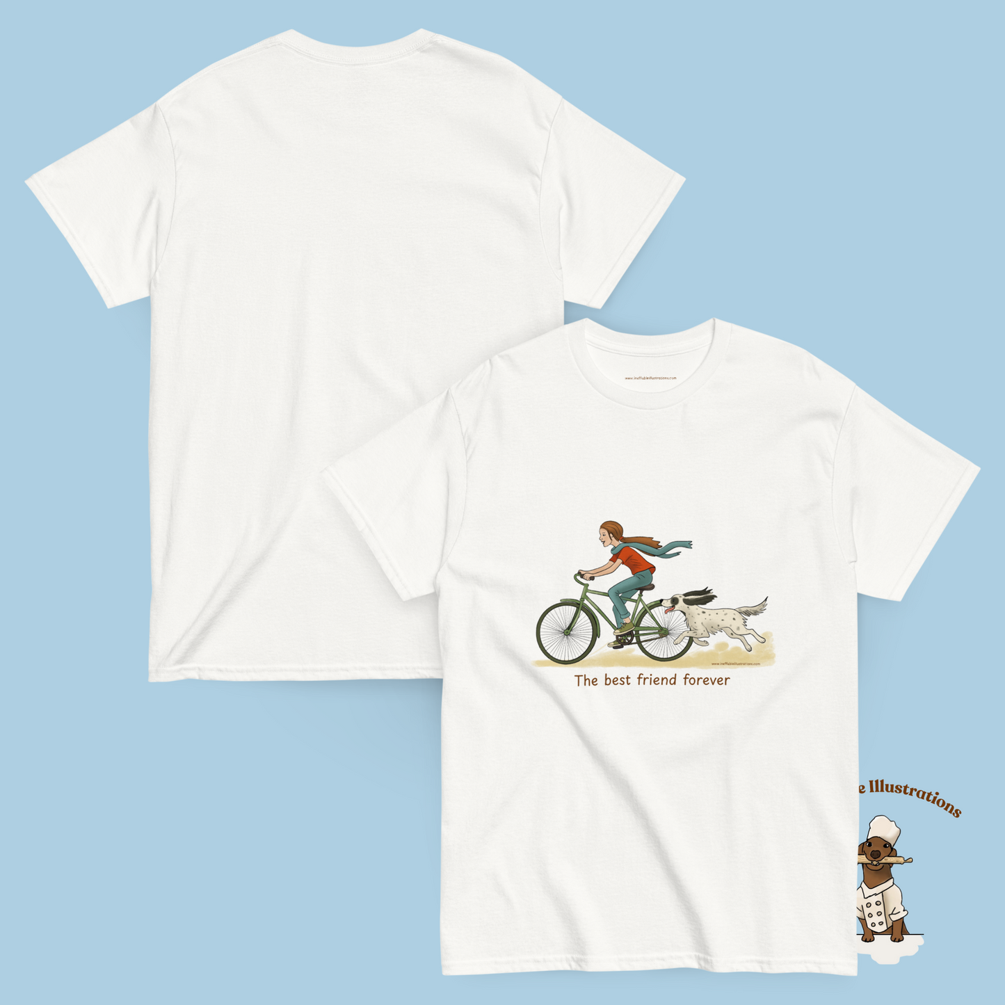 Personalized English Setter T-Shirt - The Best Friend Forever | Custom Name Tee with Molly & Zagi