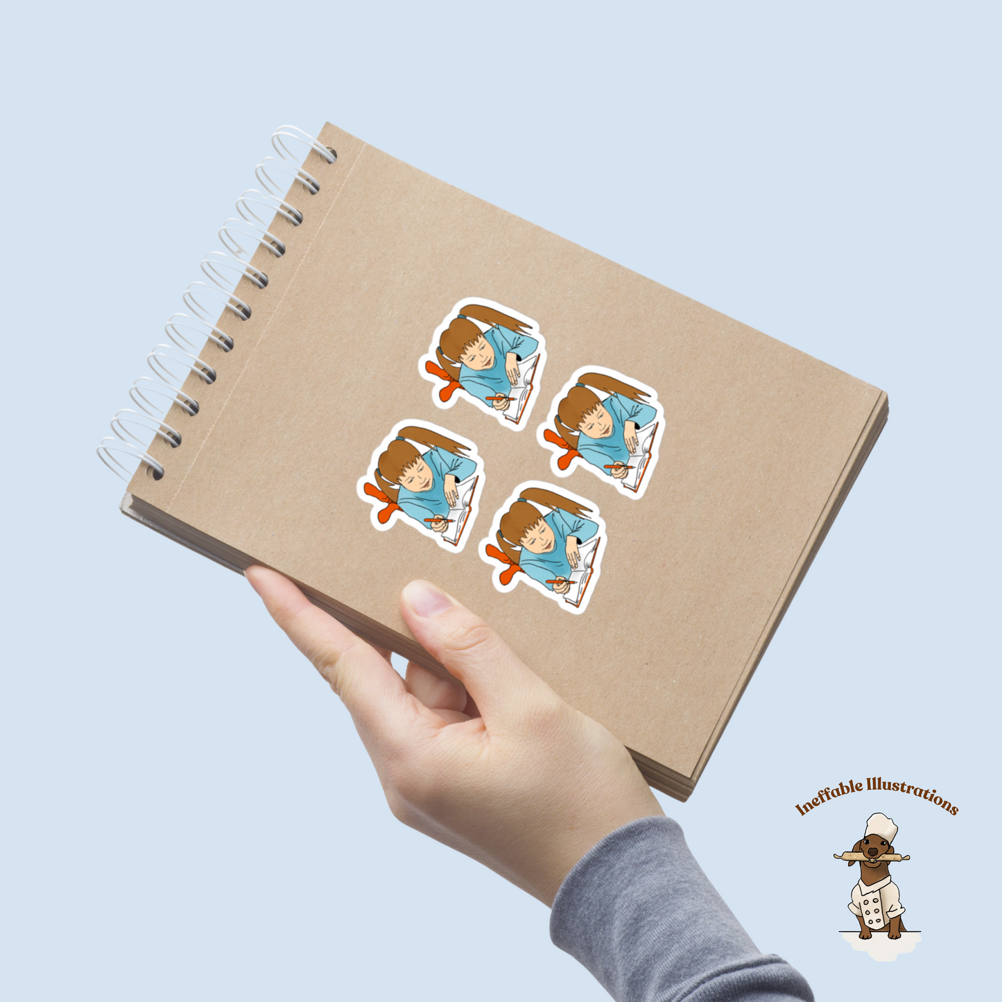 Molly Drawing Stickers - Hand-drawn Creative Kids Stickers