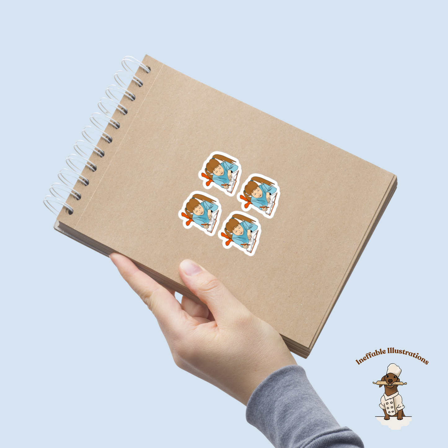 Molly Drawing Stickers - Hand-drawn Creative Kids Stickers
