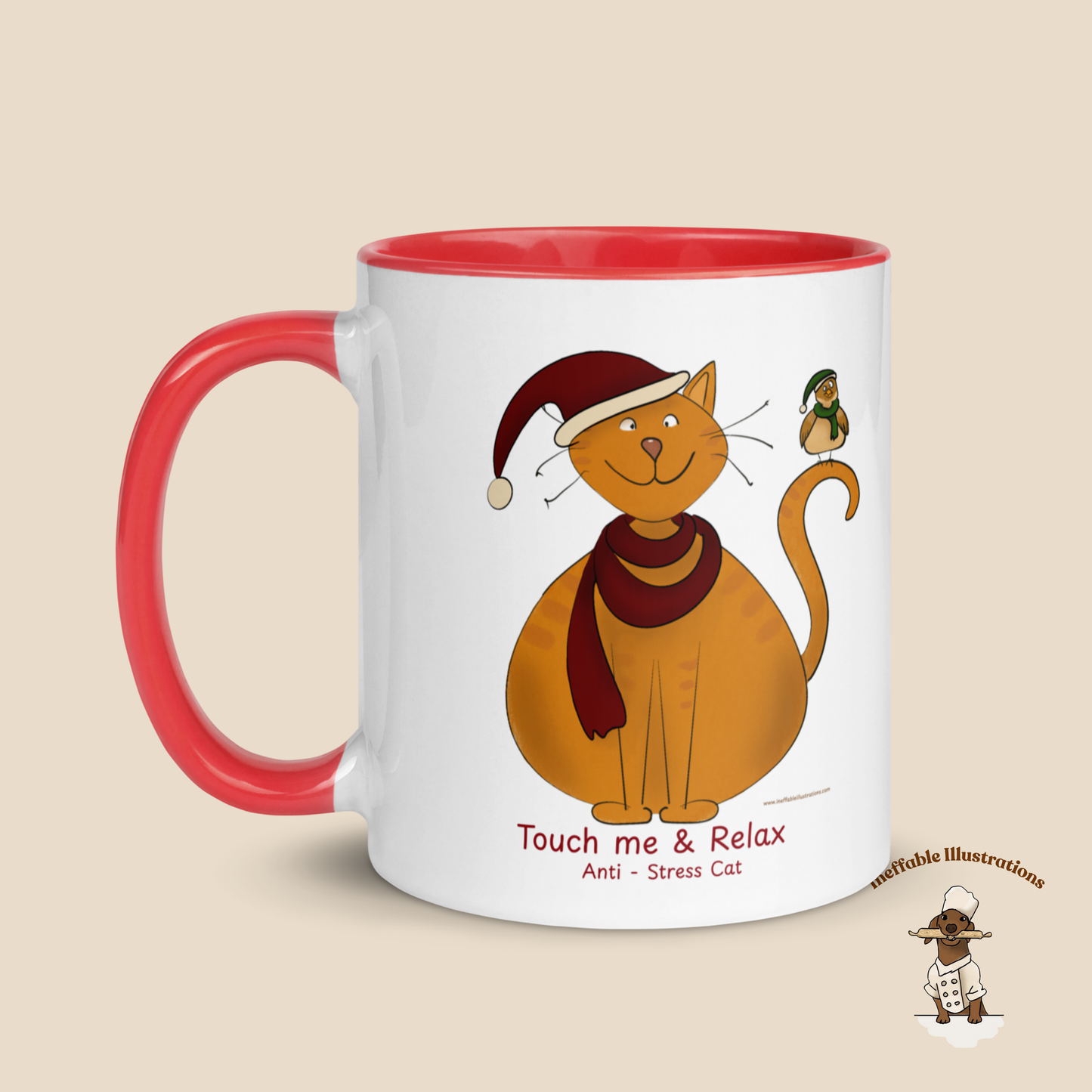 Personalized Christmas Cat Gift Set - Anti-Stress Cat Bundle