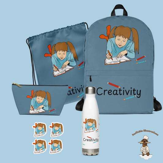 Molly's Art & School Bundle - Complete 5-Piece Creative Set | Ineffable Illustrations