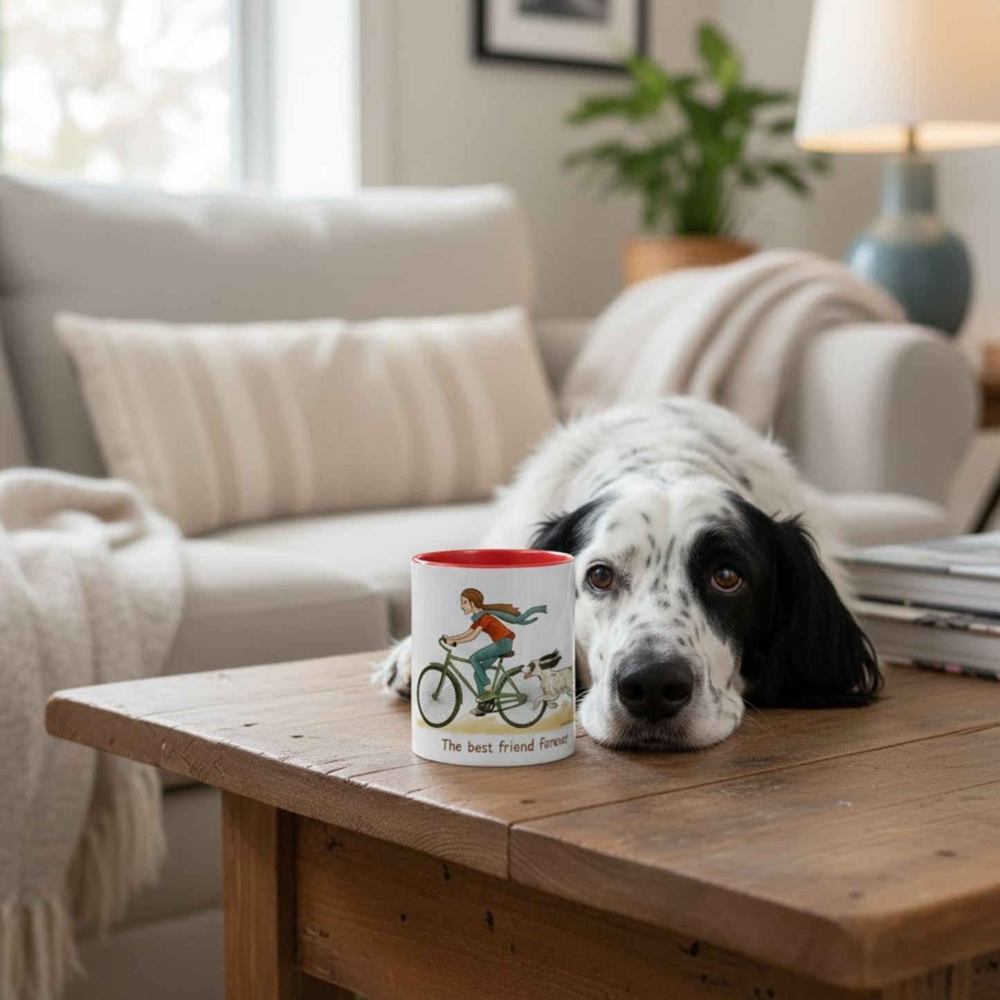 Personalized English Setter Mug - The Best Friend Forever